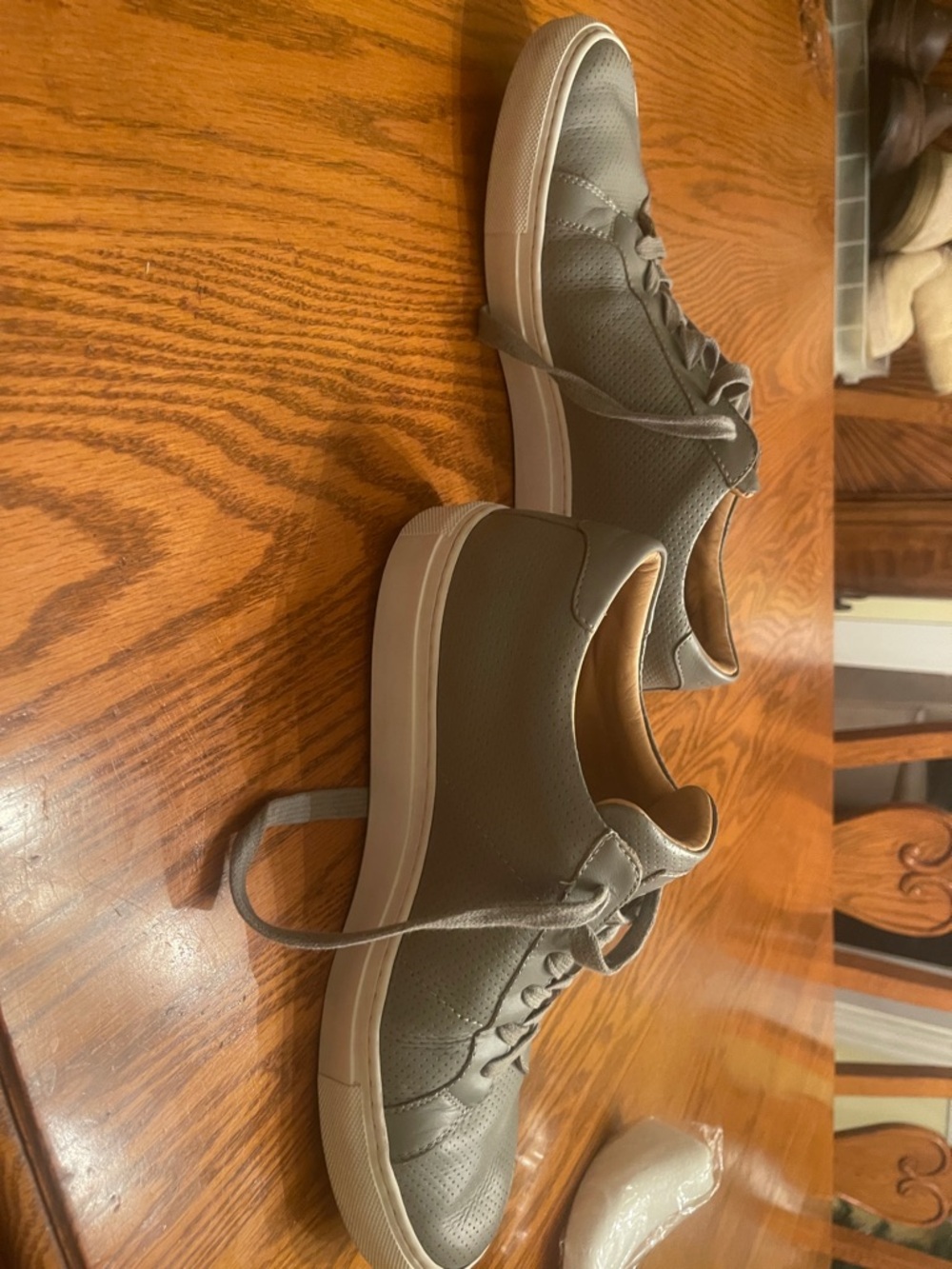 Greats Cream Rubber Sneaker Sole Detail - Picture 6 of 7
